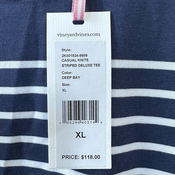 Vineyard Vines Long Sleeve, Size XL - Picture 3 of 6